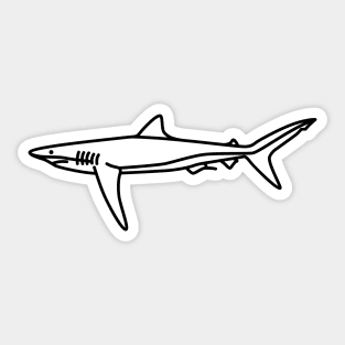 Blue Shark Sticker